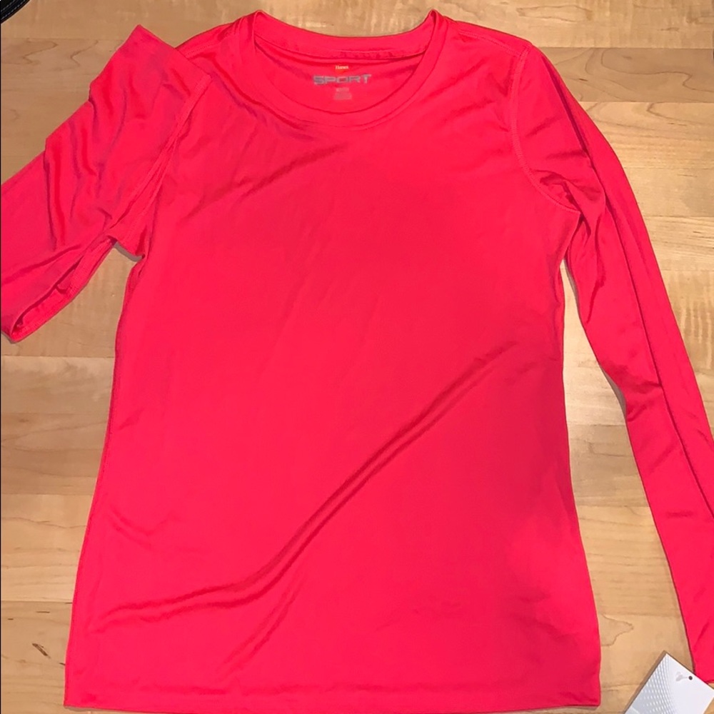 NWT Hanes Small Sport Long Sleeved Active Shirt